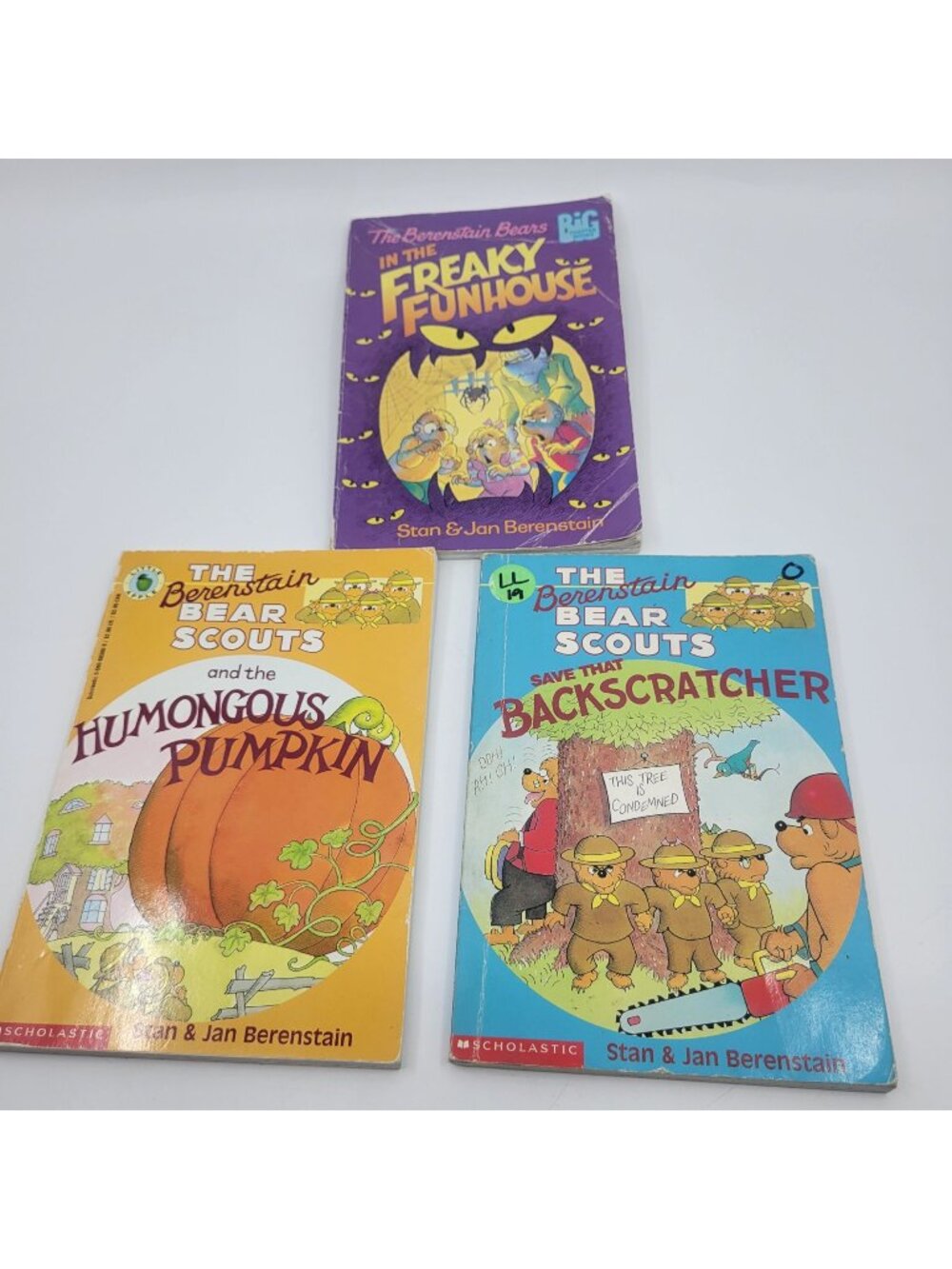 BERENSTAIN BEARS Lot of 3 Chapter Books by Stan & Jan - Bk110